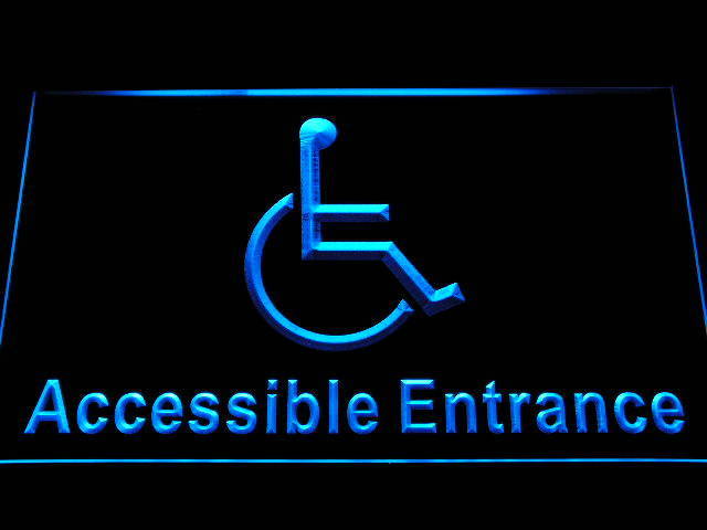 Disabled Handicap Wheelchair Accessible Entrance